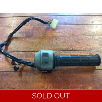 1983 Honda VT500FT Ascot Right Hand Switch Set & Throttle